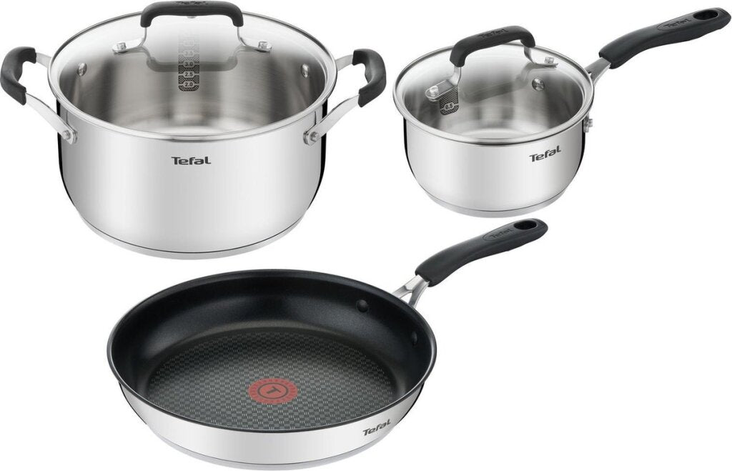 Tefal Batterie de cuisine Tefal Cook Cool Set de poêles 3 pièces