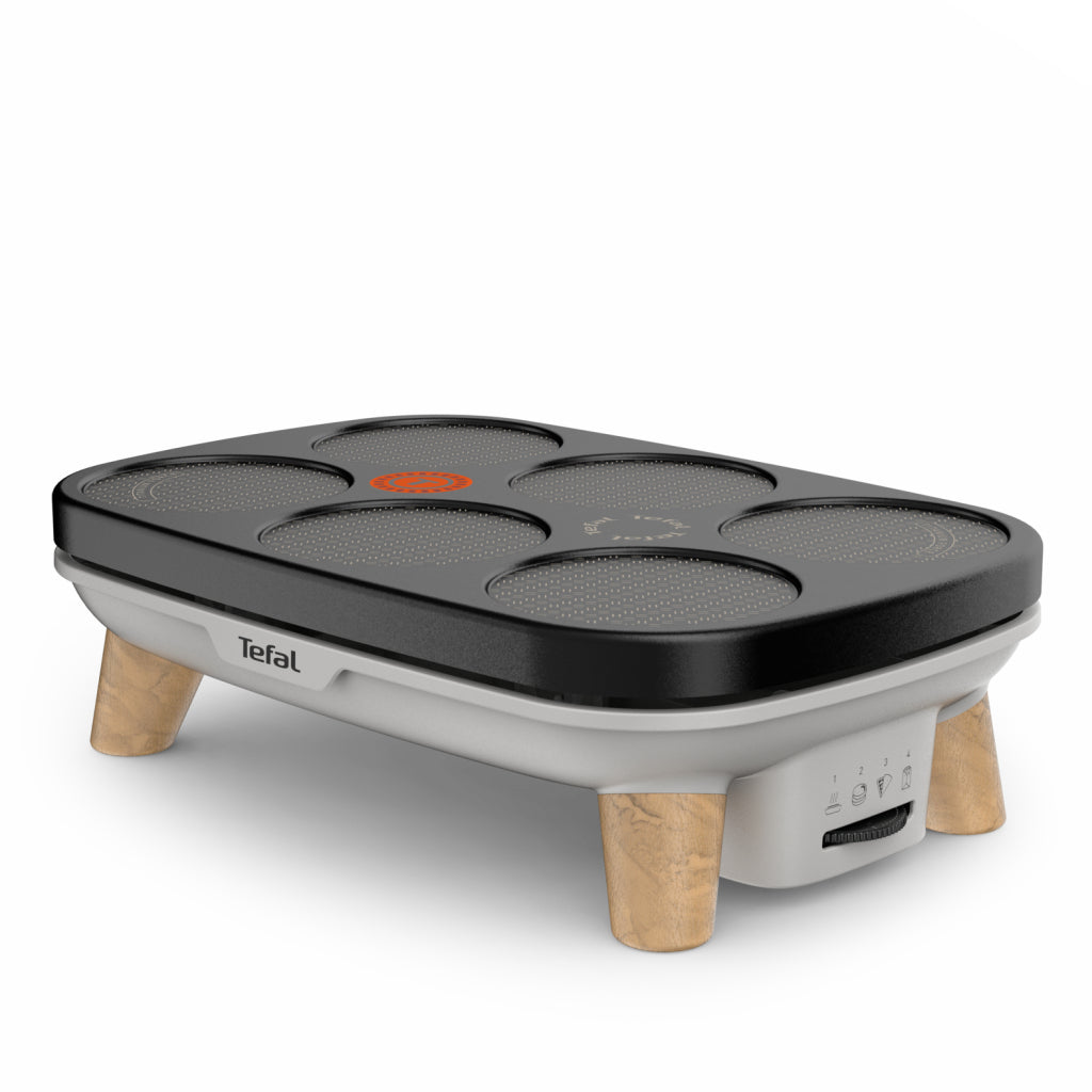 Tefal Tefal PY900D12 Plaque Électrique Cr ecirc;pe Noir Gris Bois