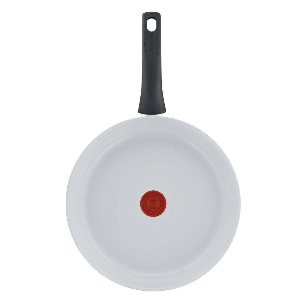 Batterie de cuisine Tefal Poêle à frire en céramique Tefal 24 cm blanche
