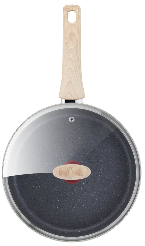 Batterie de cuisine Tefal poêle à frire tefal natural force oslash; 24 cm avec couvercle