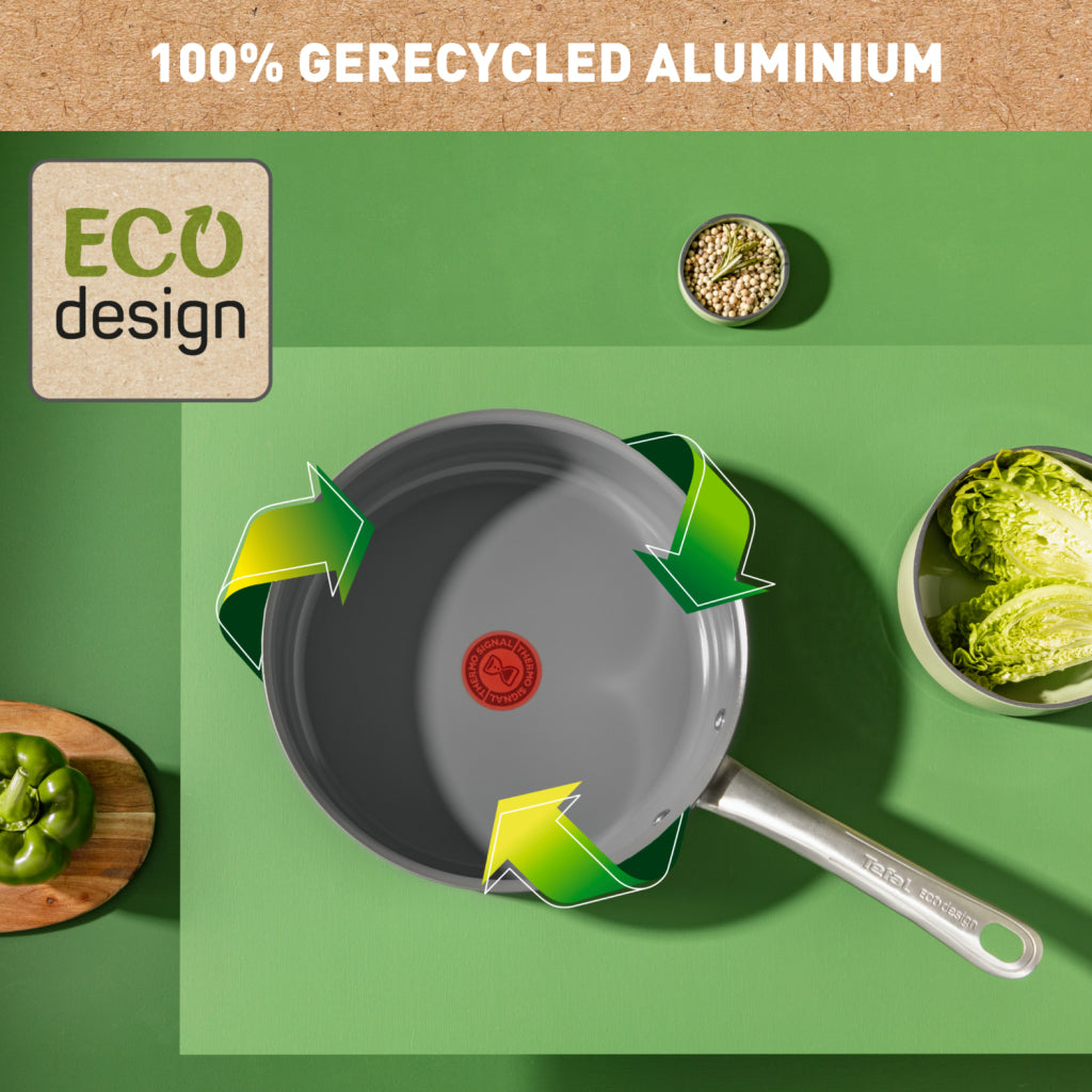 Tefal c42432 renouveler+ poêle en céramique 24 cm avec couvercle