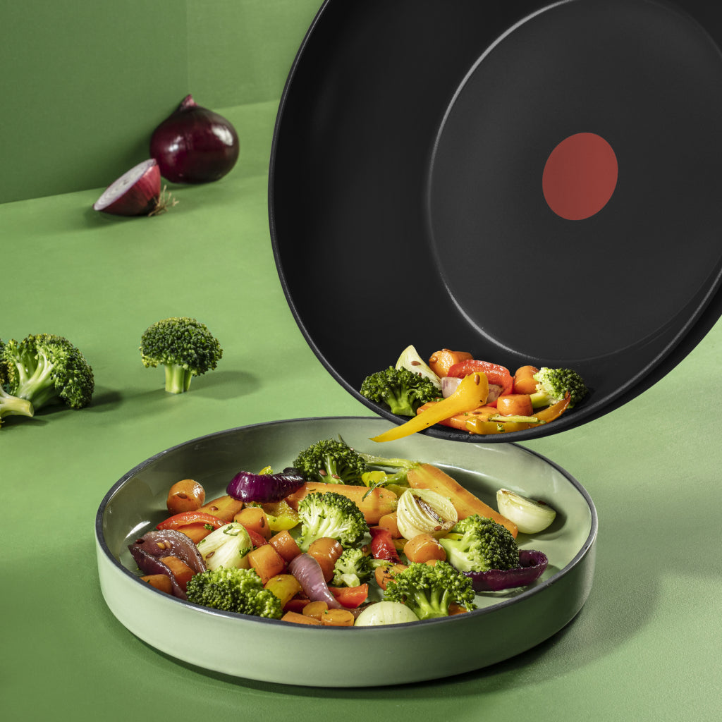 Tefal batterie de cuisine Tefal renouveler poêle wok noire 28 cm noir