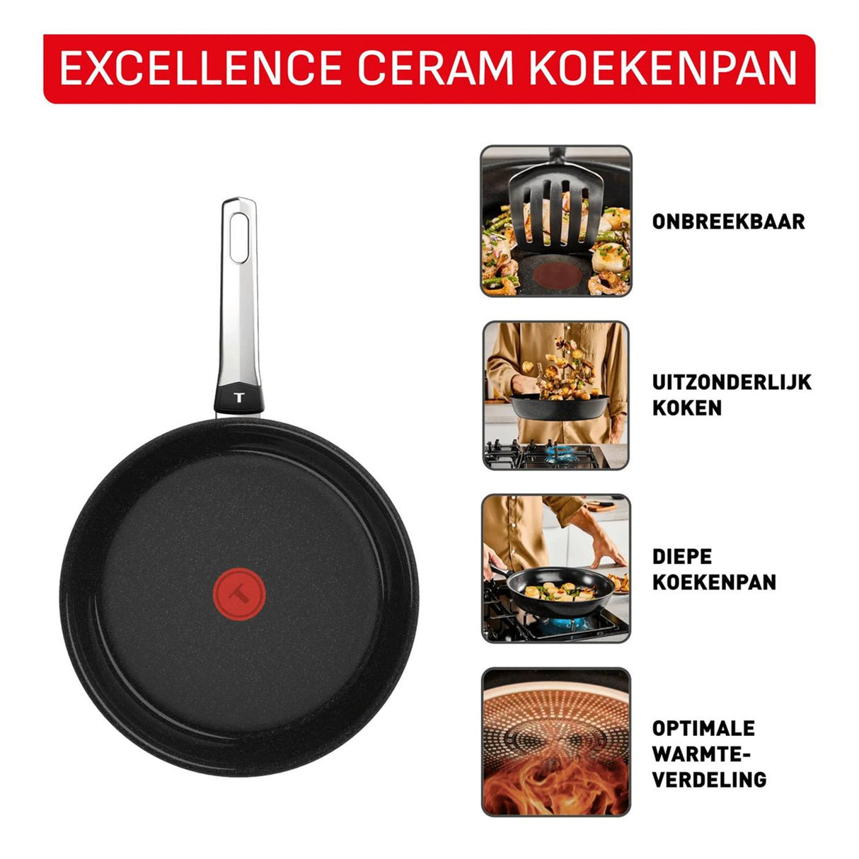 Poêle céramique Tefal excellence 30cm