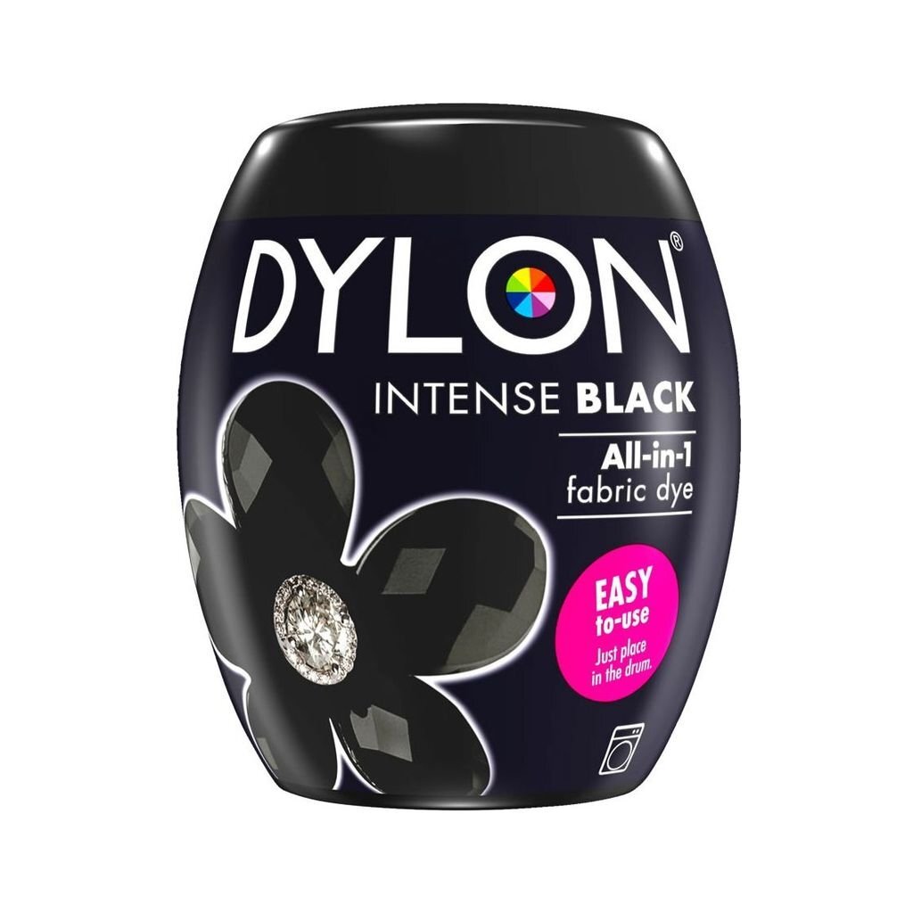 Peinture textile Basic Dylon lavable en machine noir intense 350 gr