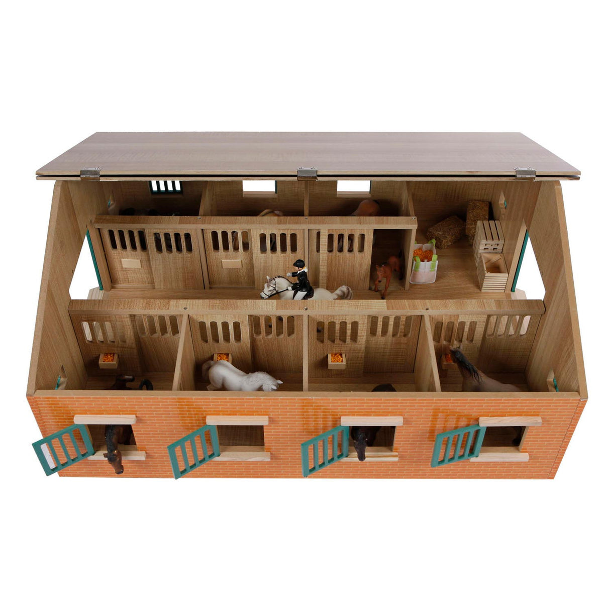 Écurie pour enfants globe avec 7 boxes, 1:24