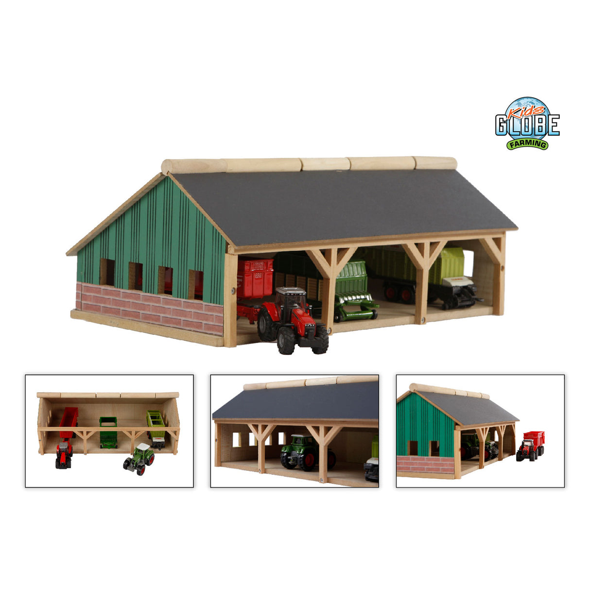 Kids Globe Agricultural Lock 3 sections Small, 1:87