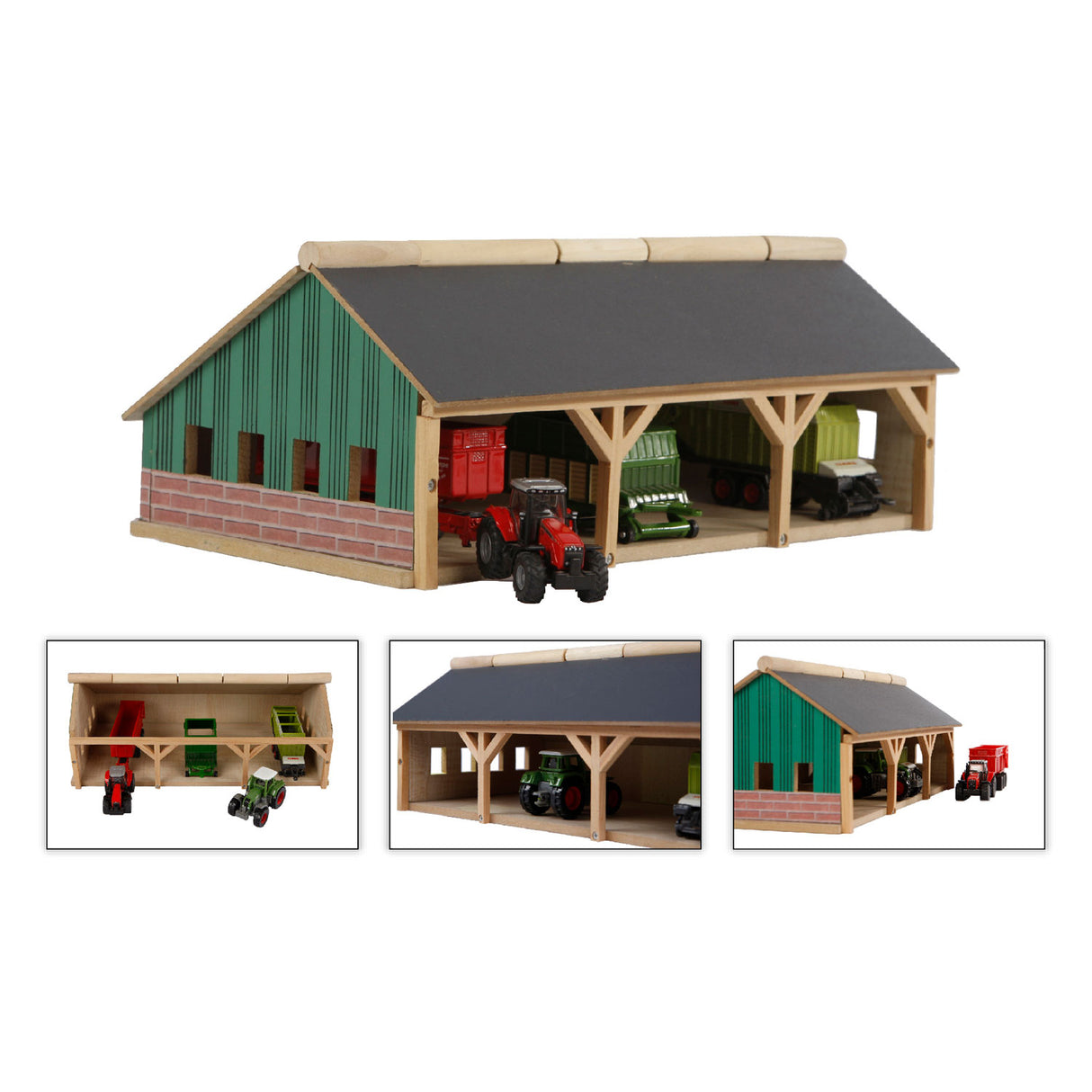 Kids Globe Agricultural Lock 3 sections Small, 1:87