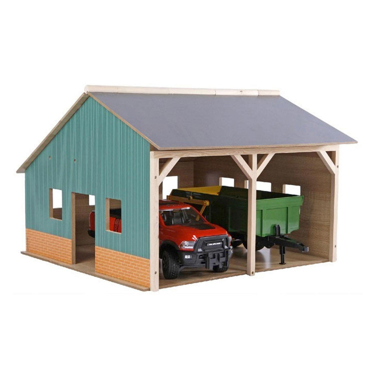Globe Kids Shed pour 2 tracteurs, 1:16