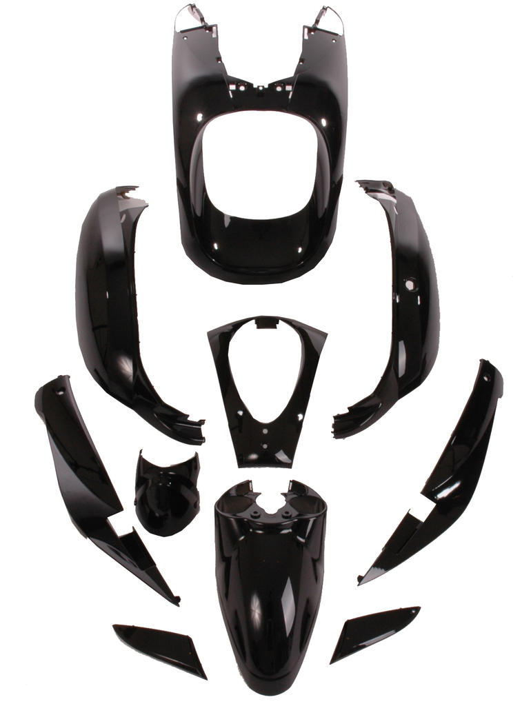 E-Pin Cap Set 10 pièces noir | Sym Mio