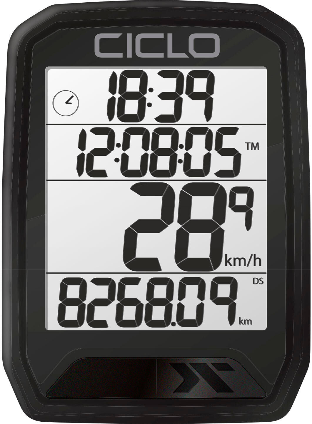 Ciclosport ordinateur de vélo protos 213 ordinateur de vélo protos 213 noir