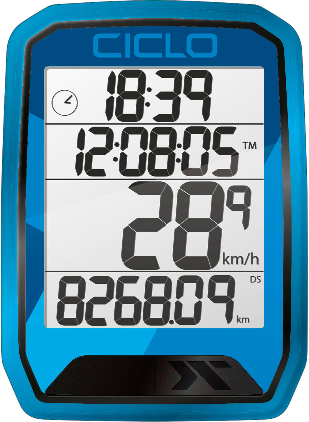 Ciclosport ordinateur de vélo protos 213 ordinateur de vélo protos 213 bleu
