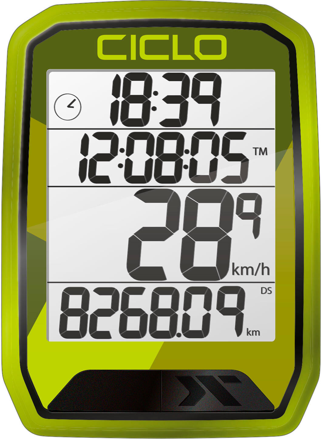 Ciclosport ordinateur de vélo protos 213 ordinateur de vélo protos 213 vert