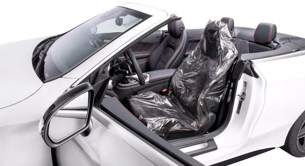 Serwo Automotive Serwo Workshop Housse de protection Premium Protecteur de siège Premium CA 500 pièces 820x1350mm