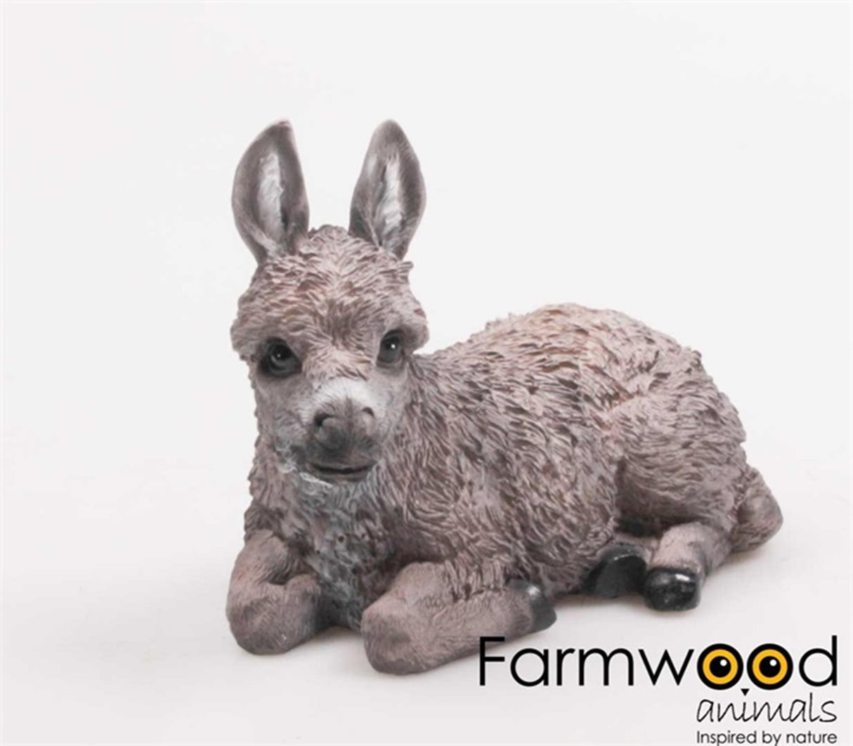 Statue de jardin animaux de ferme âne 21x12x16 cm