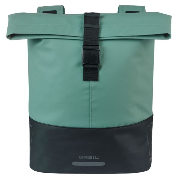 Sacoche de vélo double Basil Cove 28-32l 14 x 29 x 36 cm - vert noir