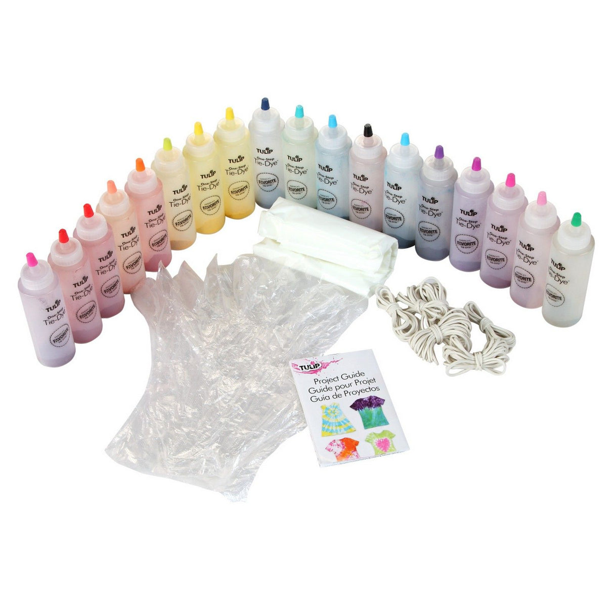 Tulipe tie-dye en une étape tulipe • kit tie-dye 18 couleurs