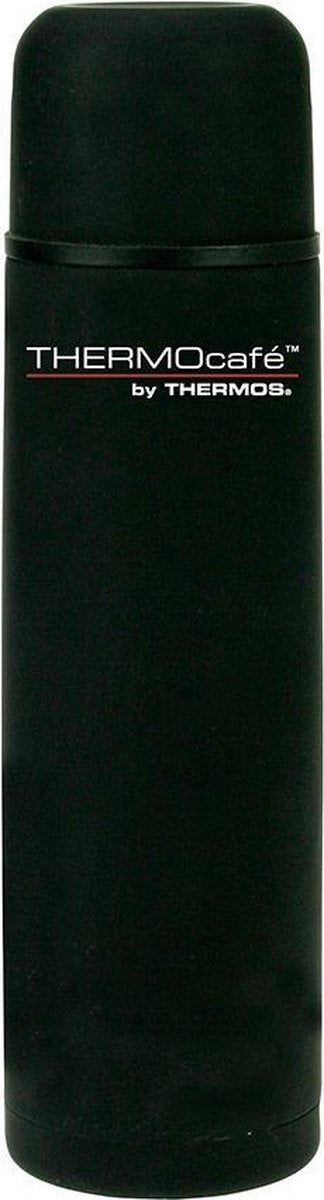 Bouteille thermos quotidienne 1 litre - caoutchouc noir