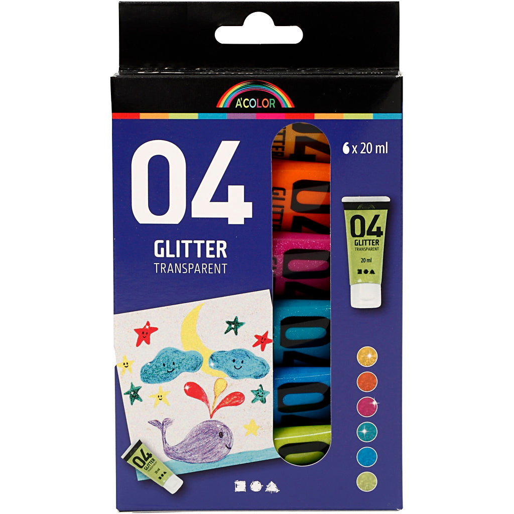 Creativ Company Children's Acrylique Paint Pintter Couleur, 6x20 ml
