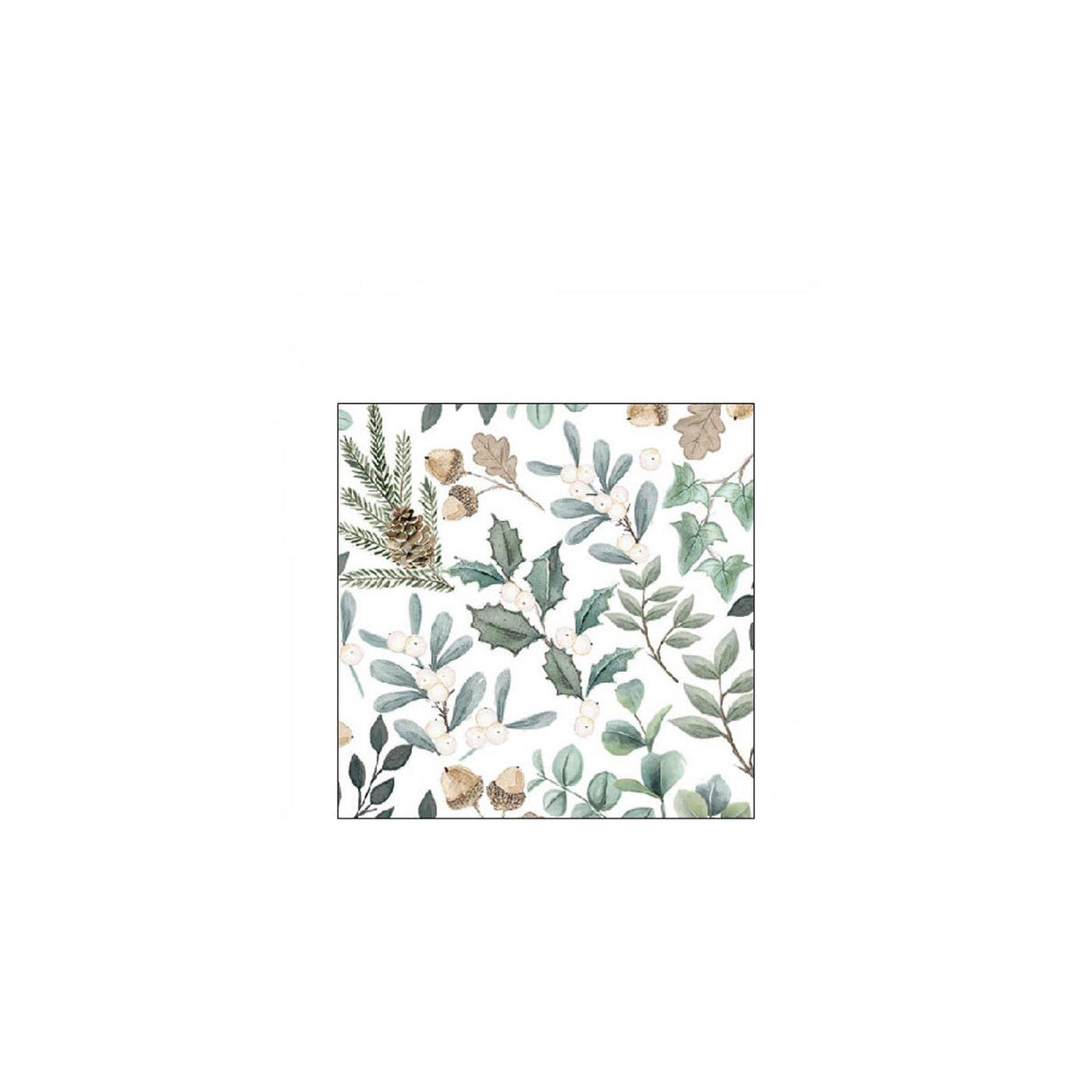Serviettes Ambiente 25cm feuilles