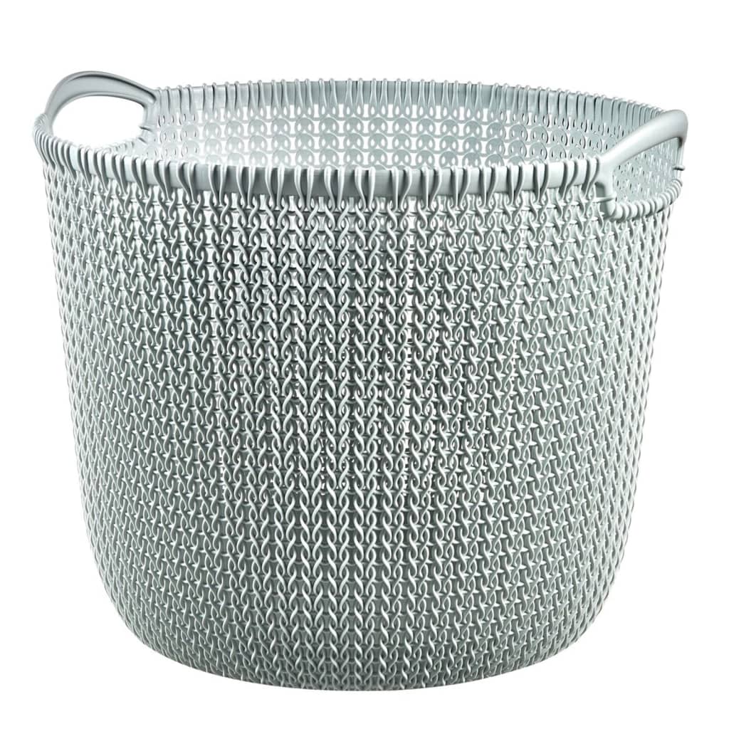 Panier de rangement Curver Tricot autour de L 30 L Mist Blue