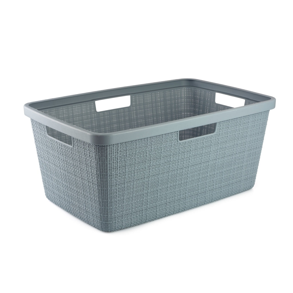 Curver Curver Panier à linge en jute 46 litres Gris fumé