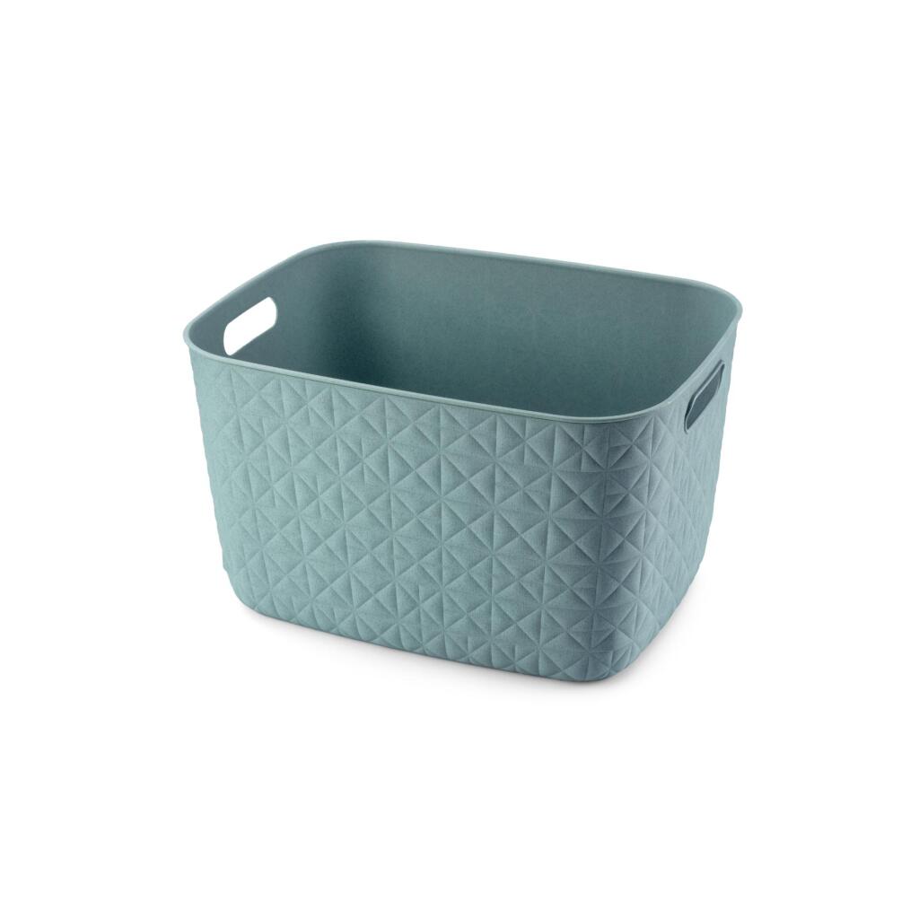Curver softex panier de rangement grand 19l bleu-vert
