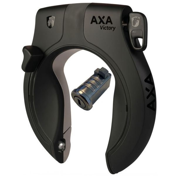 Axa ring lock Victory Art 2 - noir mat - avec cadenas à batterie Gazelle Pulse