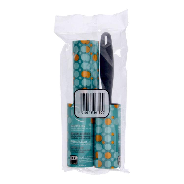 Set de pinceaux adhésifs Linea avec 2 rouleaux de rechange