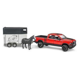 Frère | 2501 bélier 25 | wagon à moteur | avec van à chevaux et 1 cheval