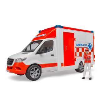 Ambulance Bruder Mercedes sprinter avec ambulancier - son léger - 2676