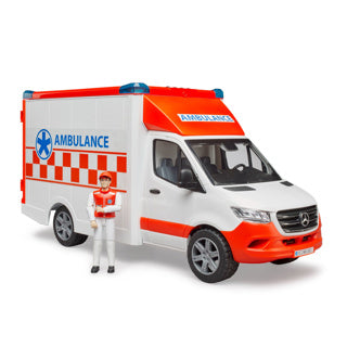 Ambulance Bruder Mercedes sprinter avec ambulancier - son léger - 2676