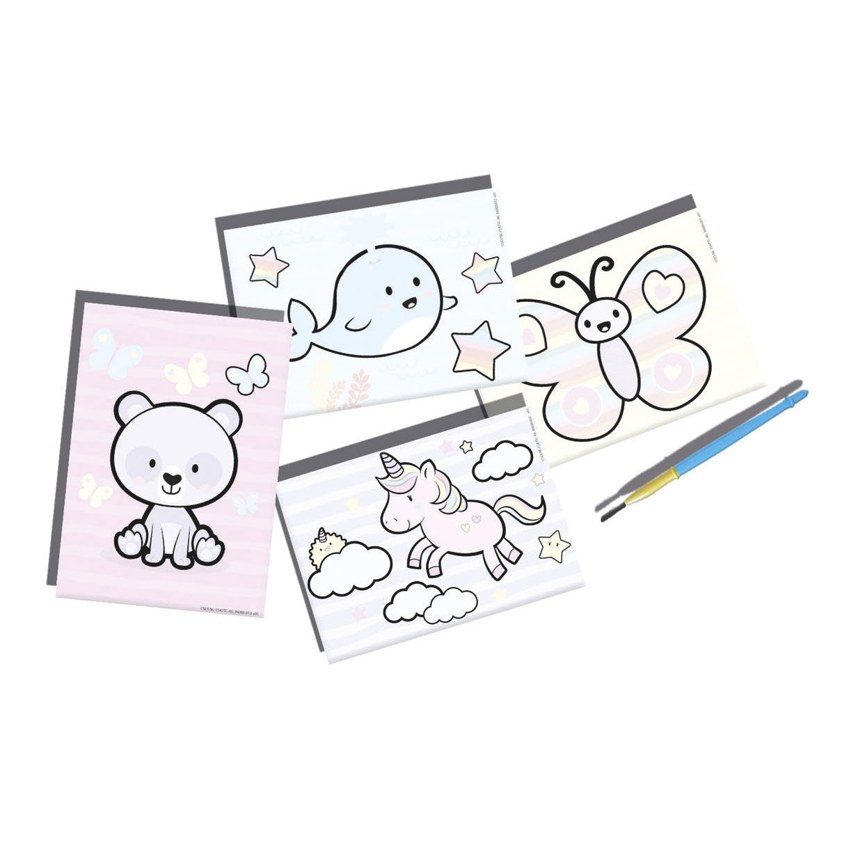 Ses créatives ses mes premiers coloriages à l'eau - animaux fantastiques