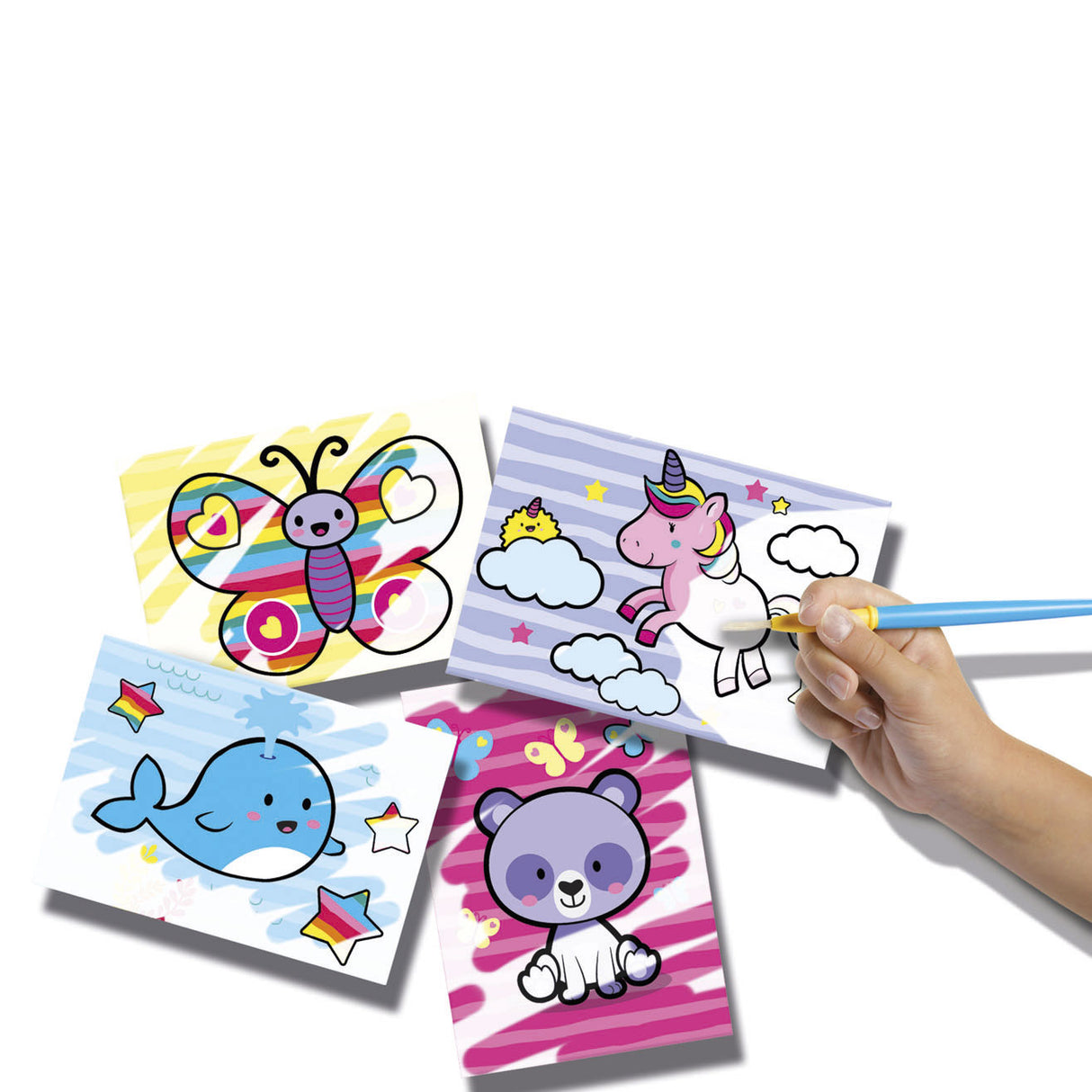 Ses créatives ses mes premiers coloriages à l'eau - animaux fantastiques