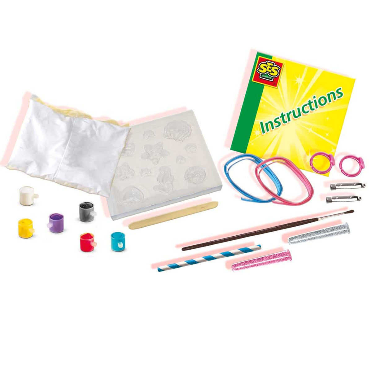Ses moulage et peinture en plâtre - bijoux