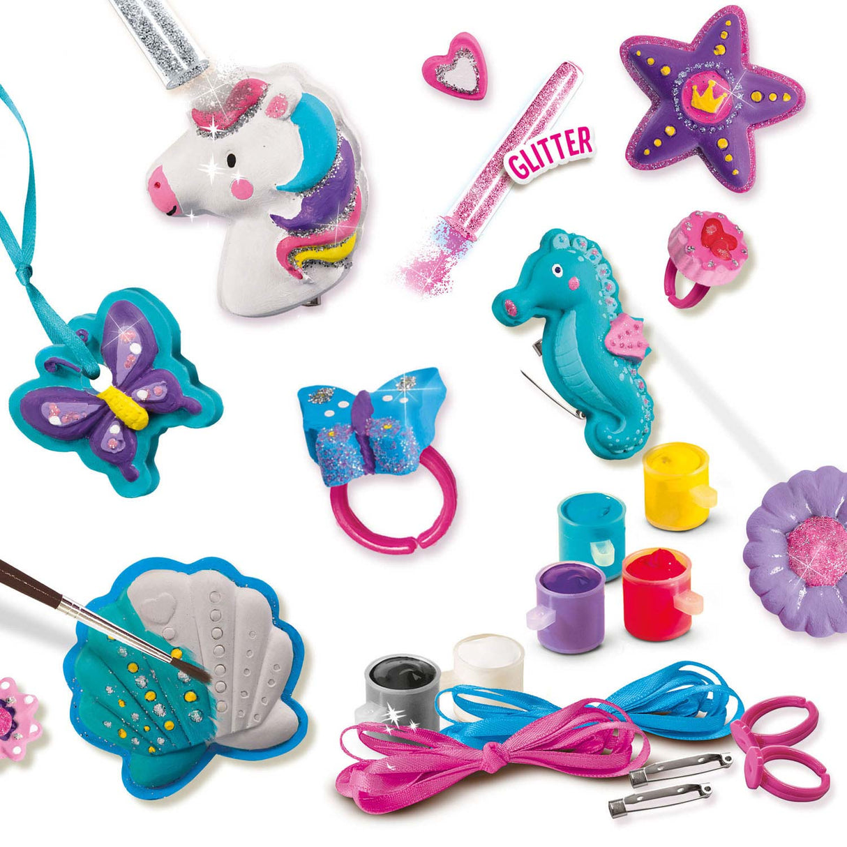 Ses moulage et peinture en plâtre - bijoux