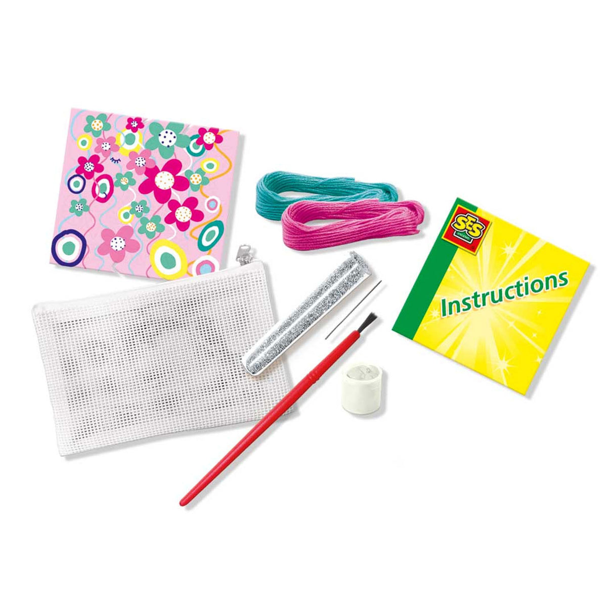 SES Trousse à Crayons Broderie Licorne