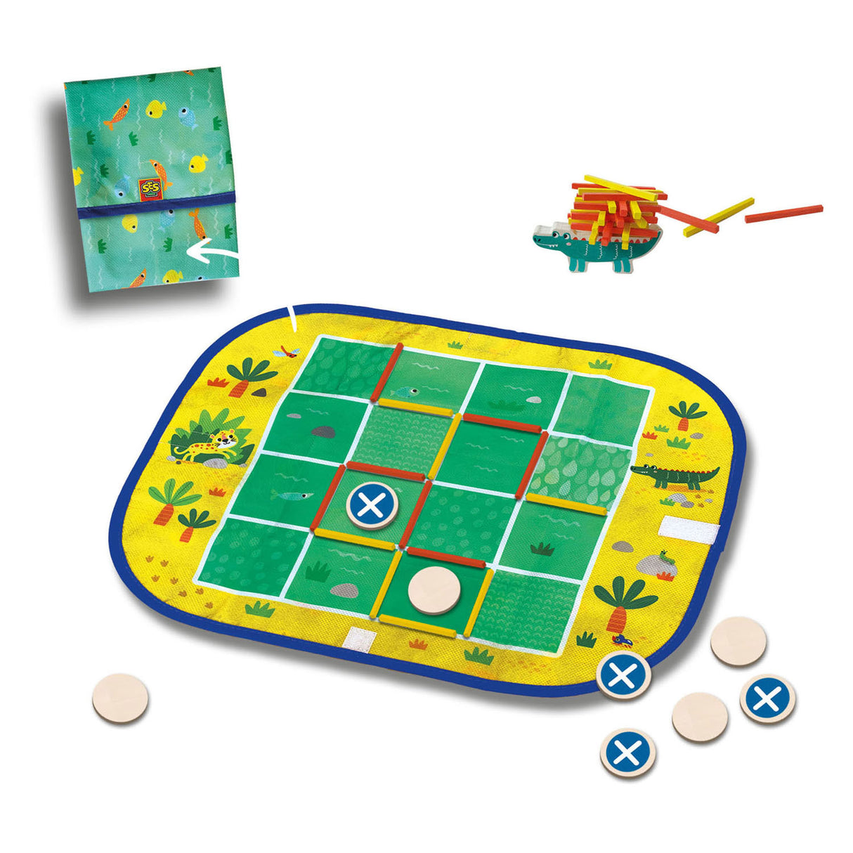 Ses jeux de voyage wrap and go, 3en1