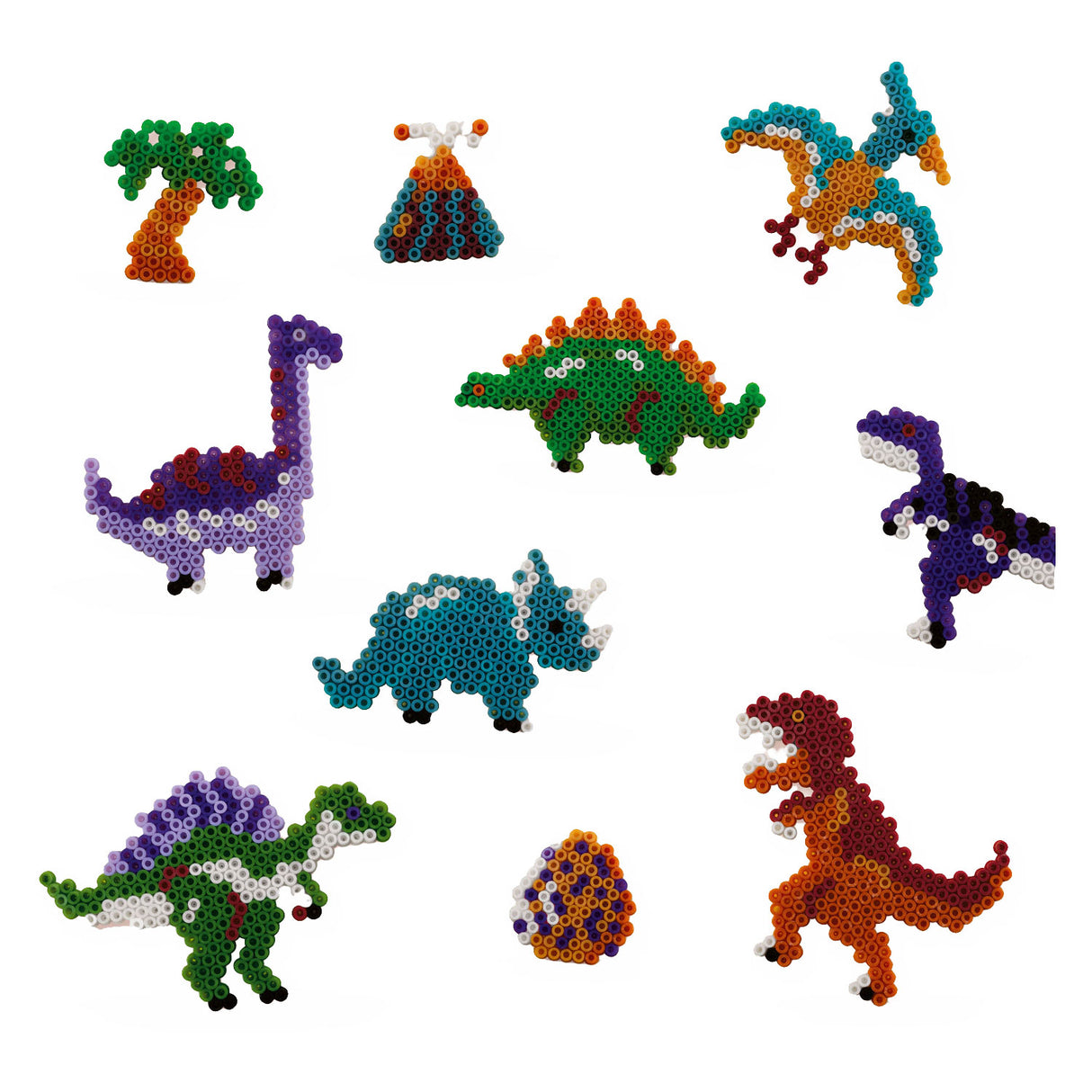 Ses creative ses perles à repasser - monde des dinosaures