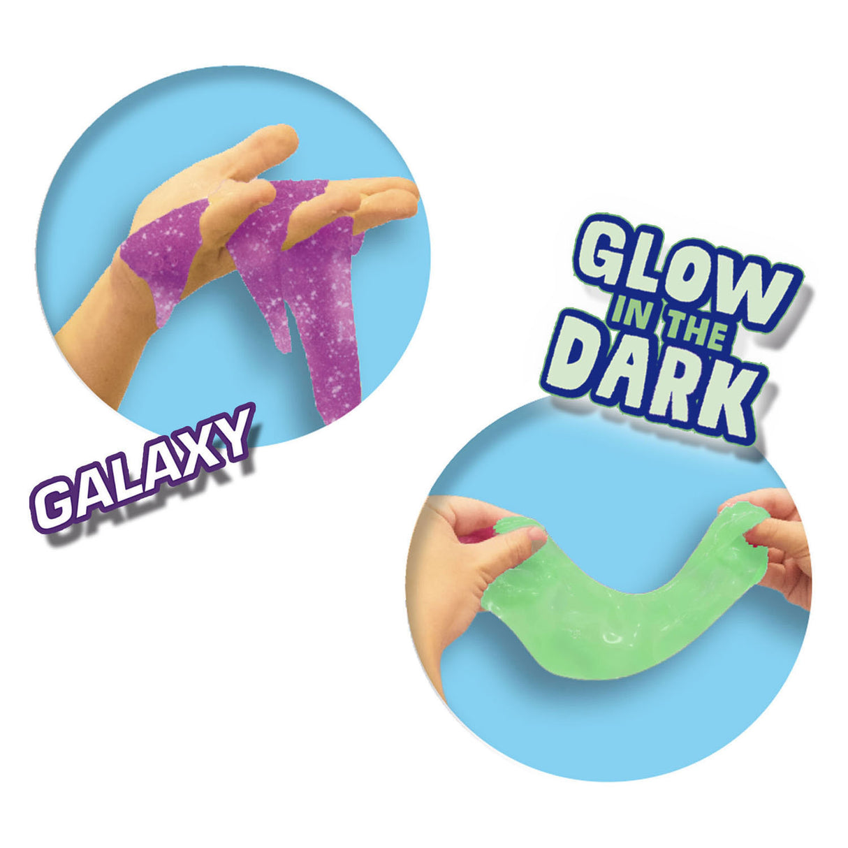 Ses slime - brille dans le noir 2x120gr
