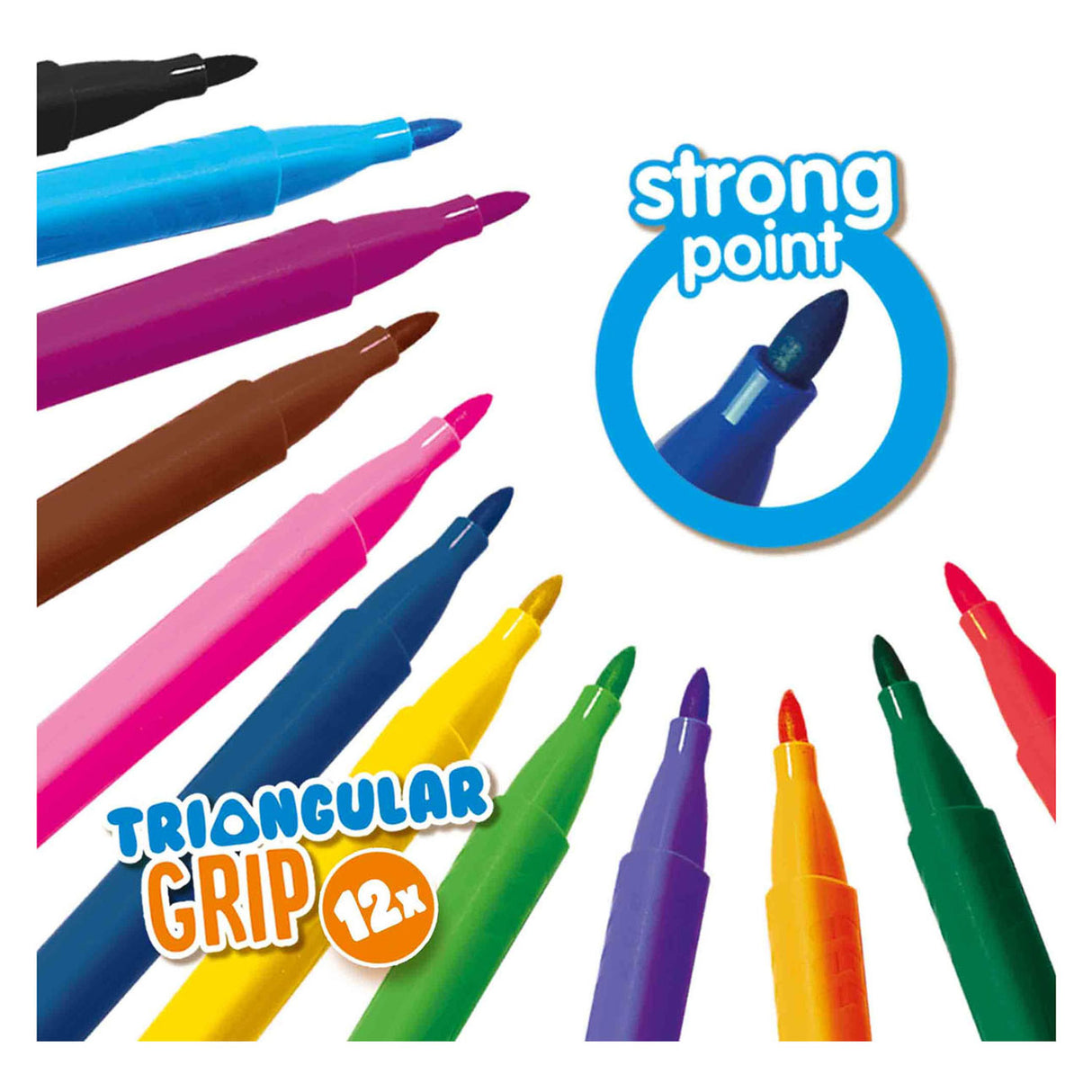 Ses creative ses couleur par numéros - marqueurs à poignée triangulaire