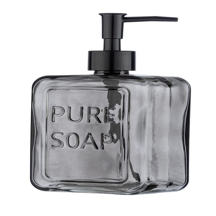 Wenko 1069581 - distributeur de savon savon pur gris | 1 pièce