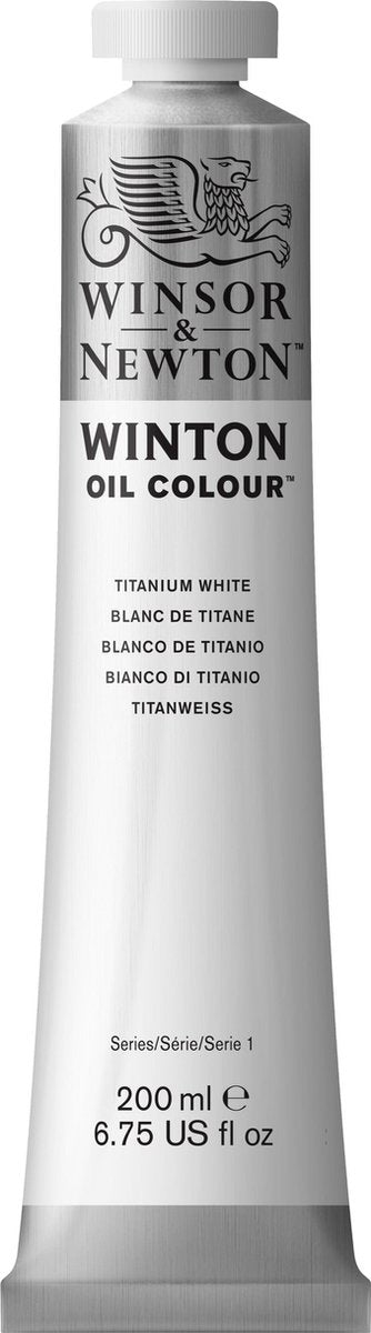 Winsor Newton Winton couleurs à l'huile 200ml blanc de titane