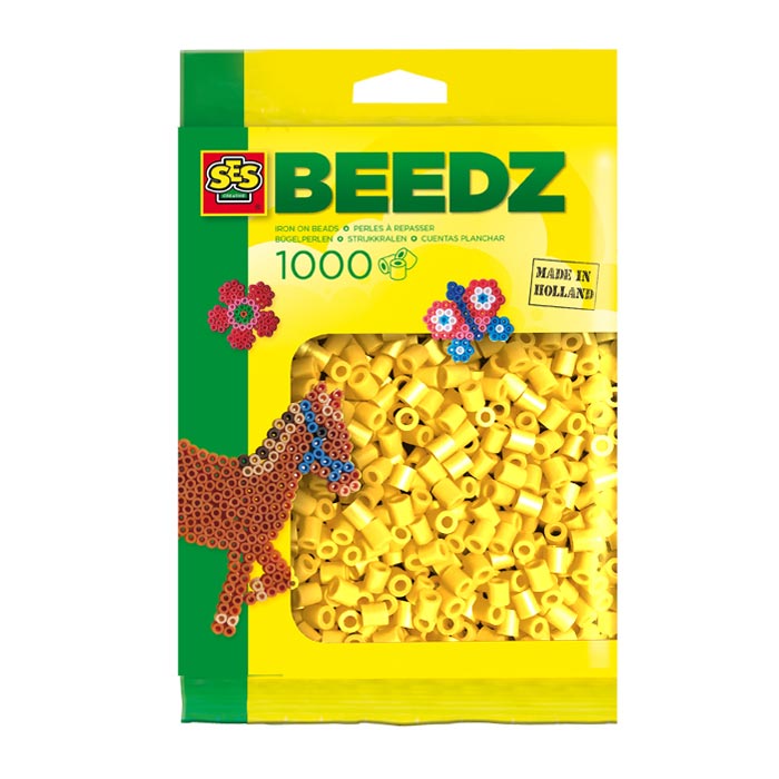 Ses creative perles thermocollantes ses - jaune, 1000 pcs.