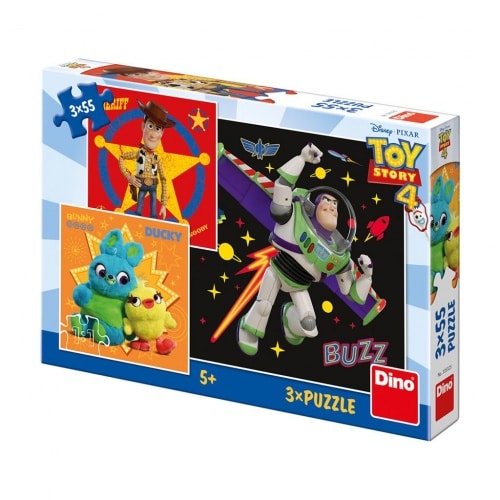 Puzzle Dinotoys - Disney Toy Story - 3 x 55 pièces