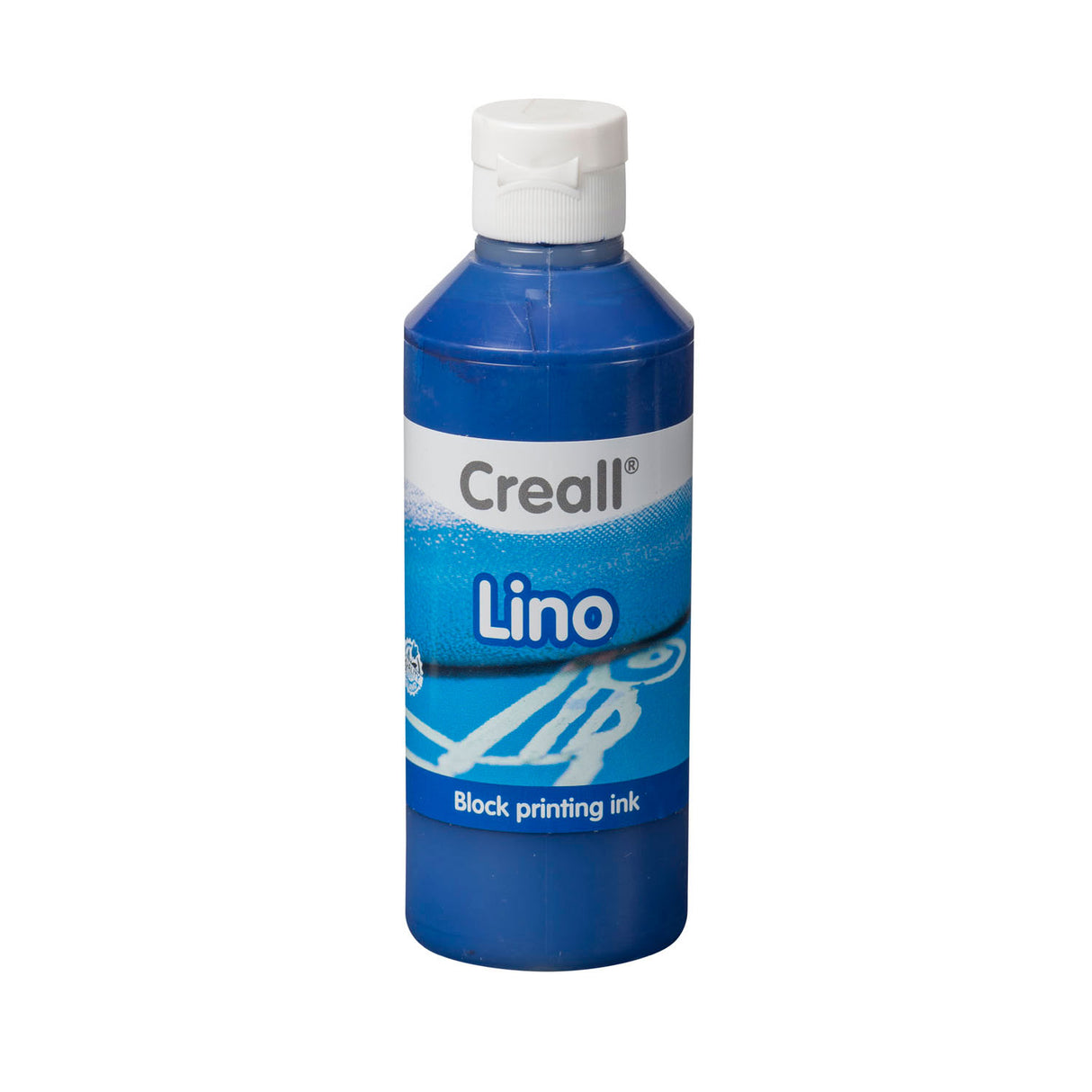 Creall peinture pour impression sur bloc lino bleu foncé, 250ml