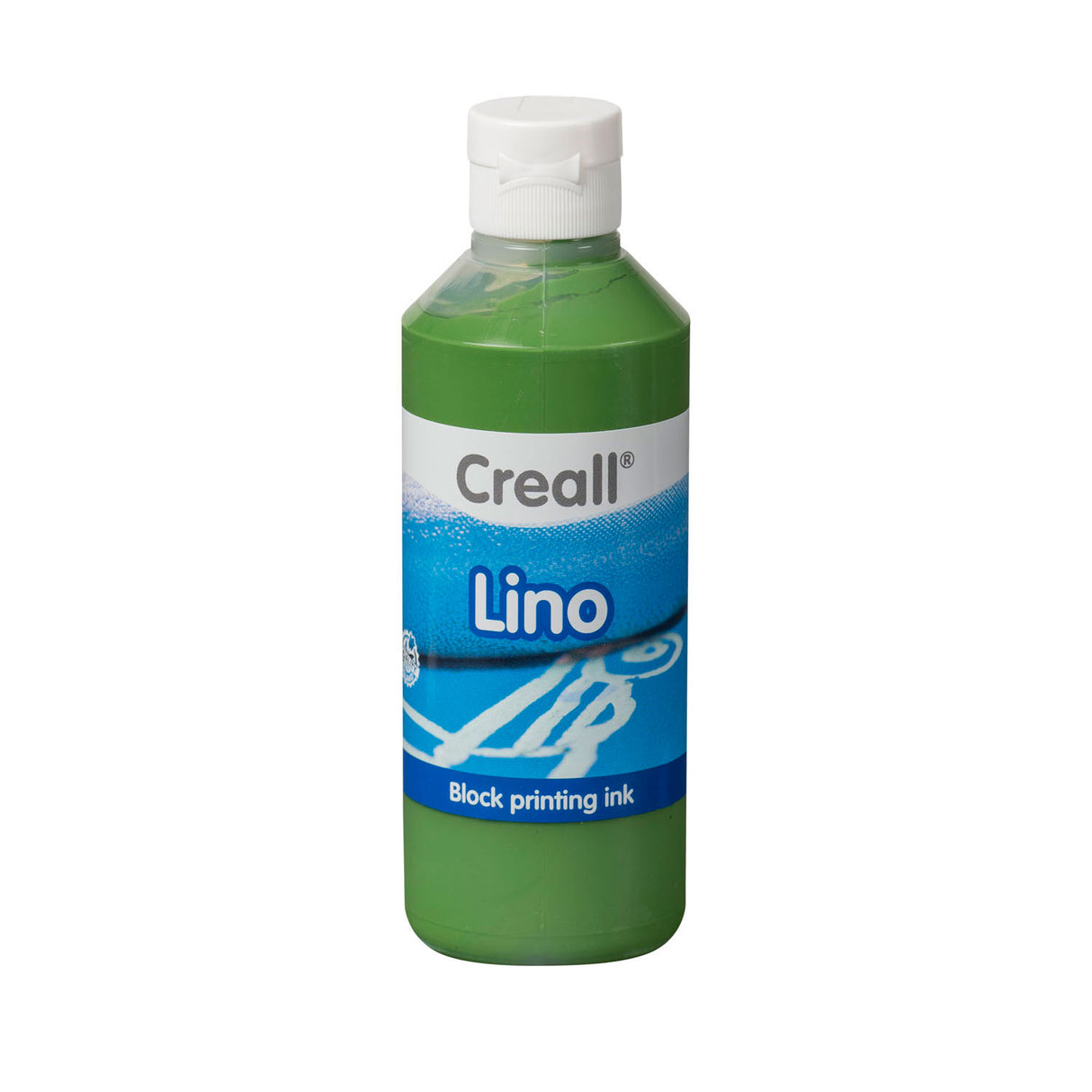 Creall peinture pour impression sur bloc lino vert, 250ml