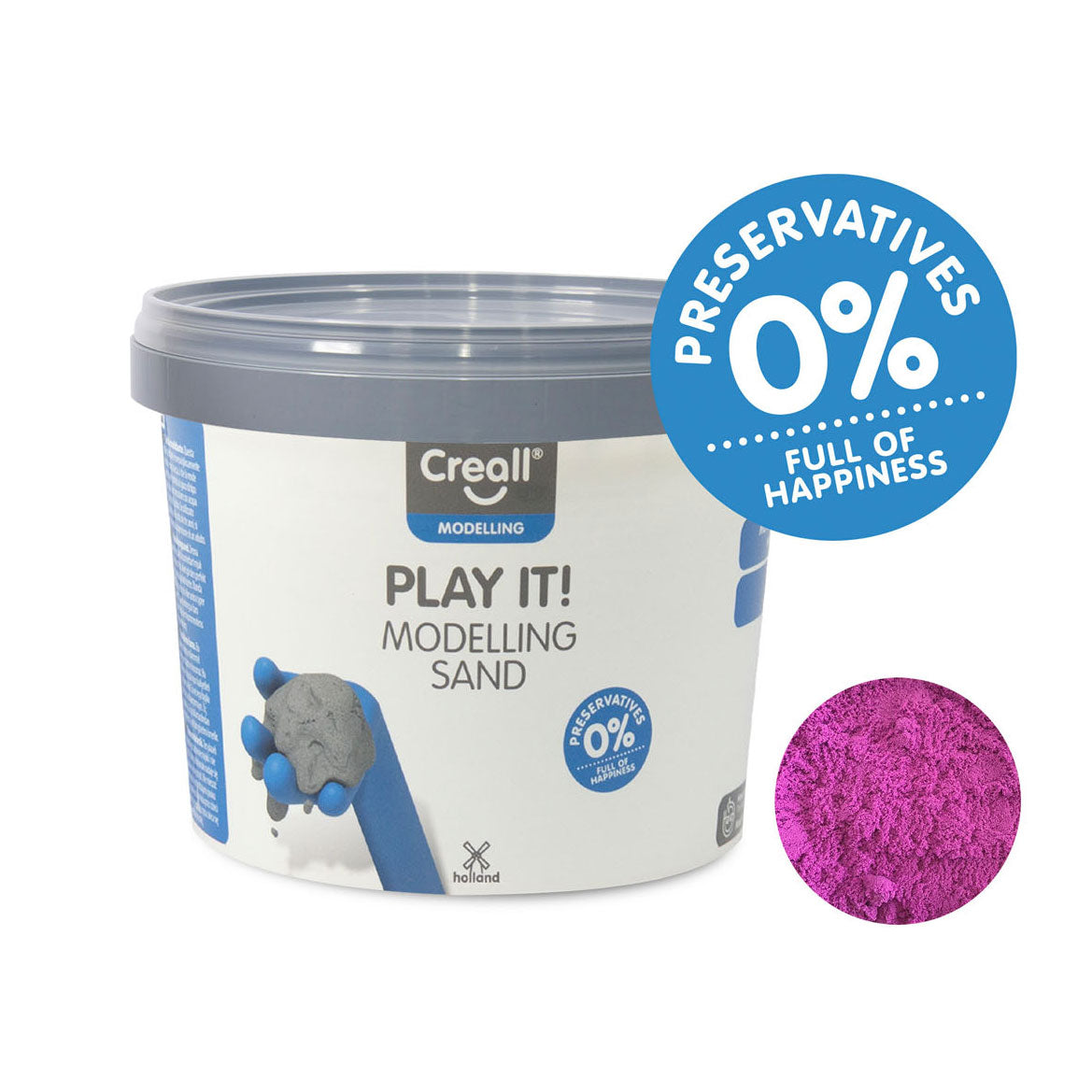 Creall play it play sable violet, 750gr.