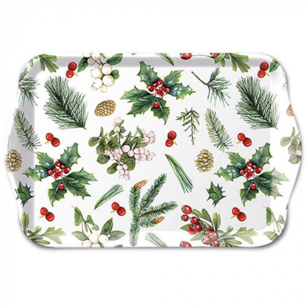Plateau Ambiente 13x21cm verdure d'hiver