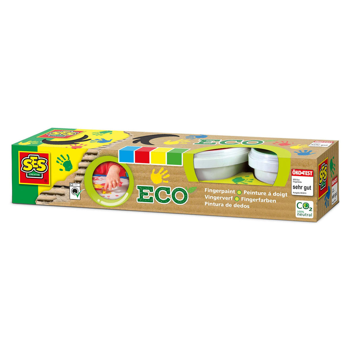 Peinture au doigt Ses eco, 4 couleurs