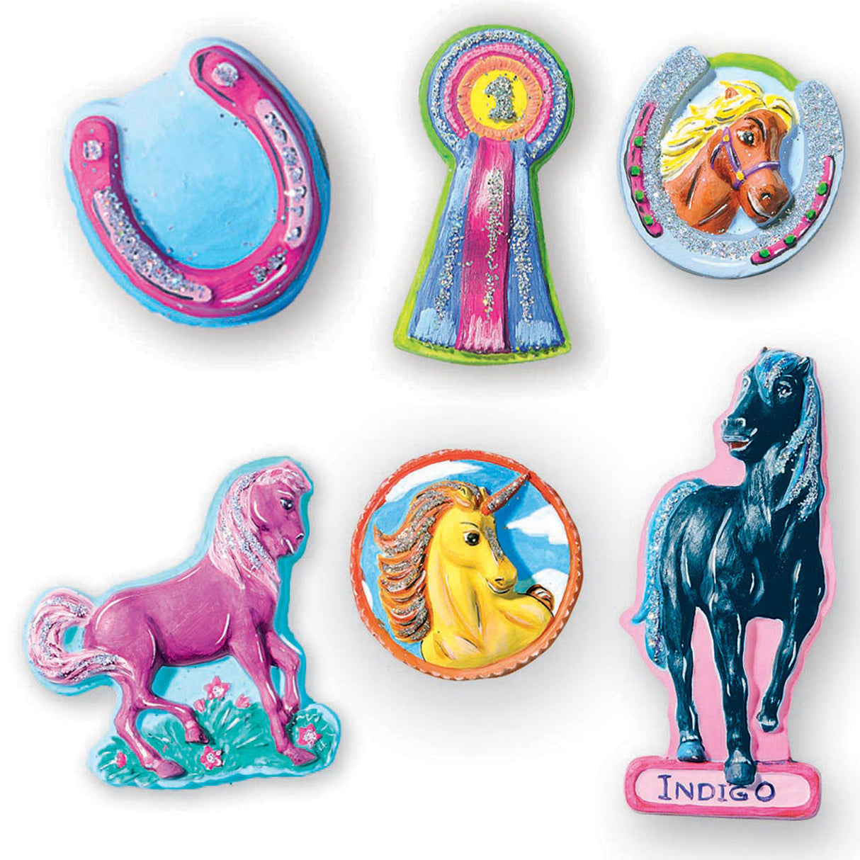 Ses creative ses moulage et peinture plâtre - chevaux